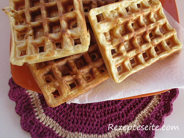 zuckerlose-waffeln-backen