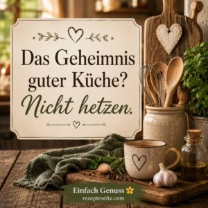 Das Geheimnis guter Küche